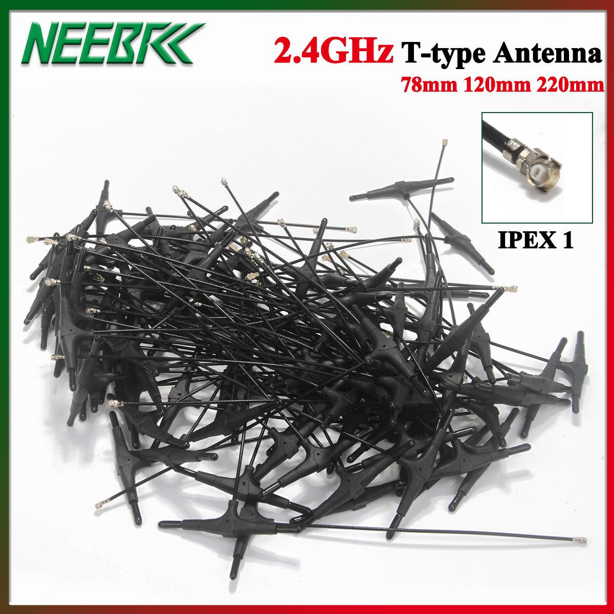Crossfire Receiver Rx - 1/5/10/20PCS 2.4G 78/120/220mm T-type Antenna IPEX