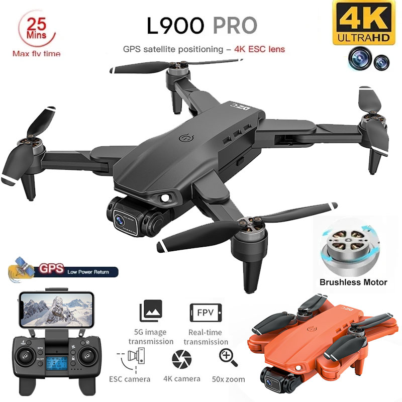 Drone Rc Fpv Pro - L900 Pro GPS Drone 4K Professional