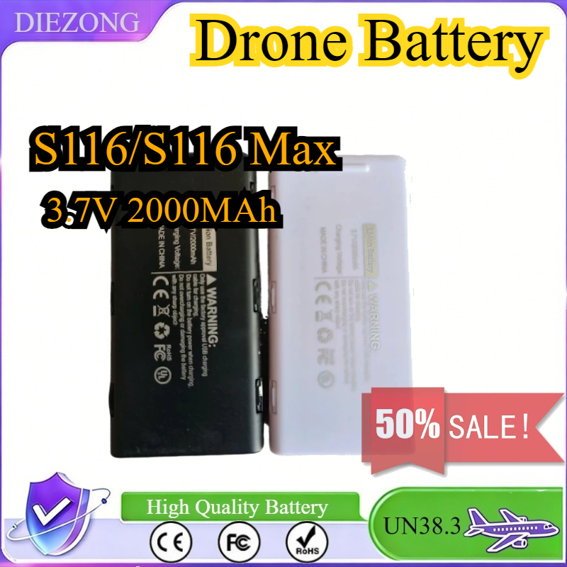 Drone Rc S116 - 3.7V 2000MAh Battery for S116 Max