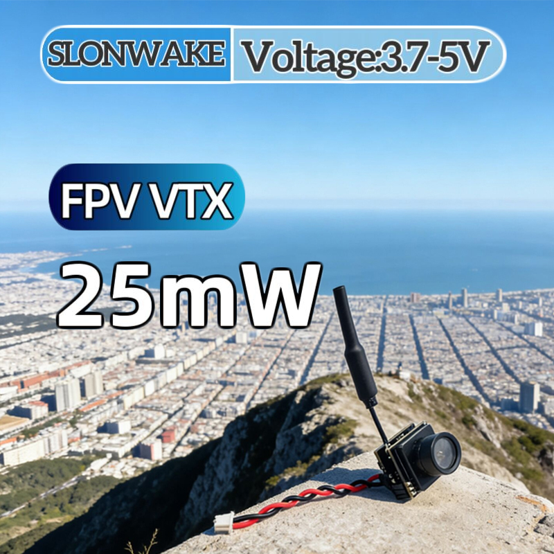 Rc Airplane Drone - SLONWAKE FPV 25mW power simulation VTX