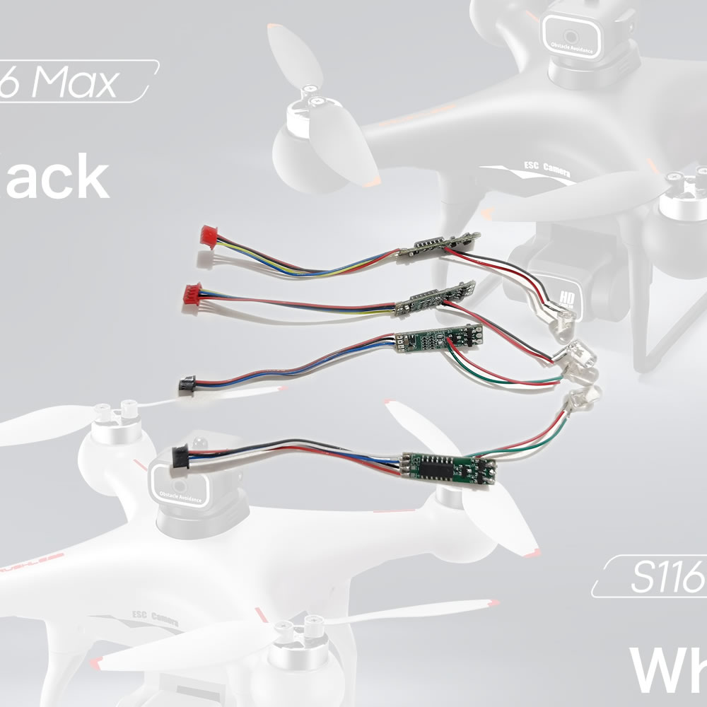Drone Rc S116 - ESC Board With Light Bar Full