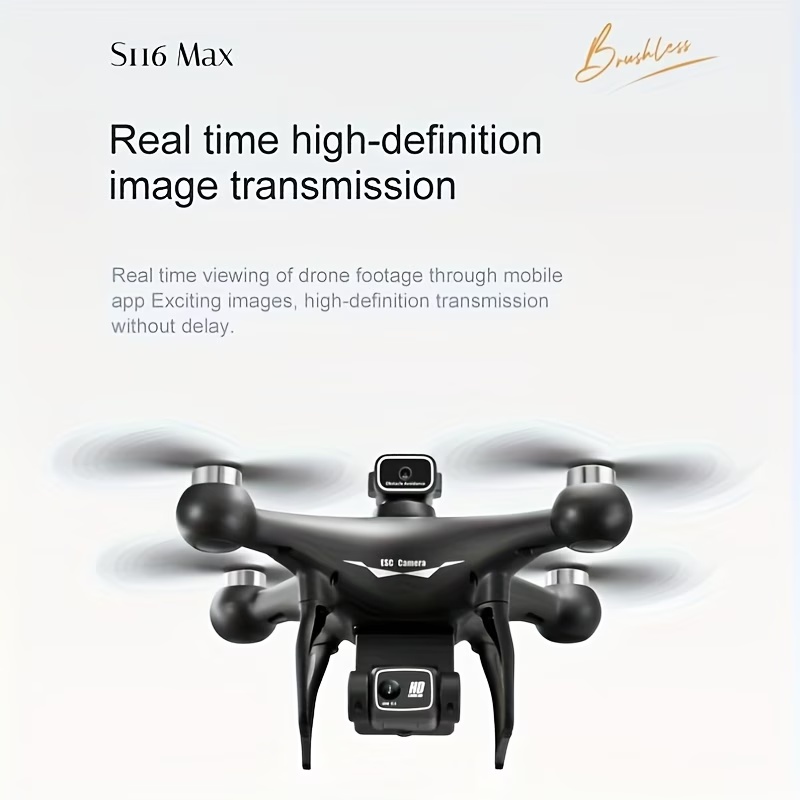 Drone Rc S116 - New Brushless Motor Optical Flow Positioning