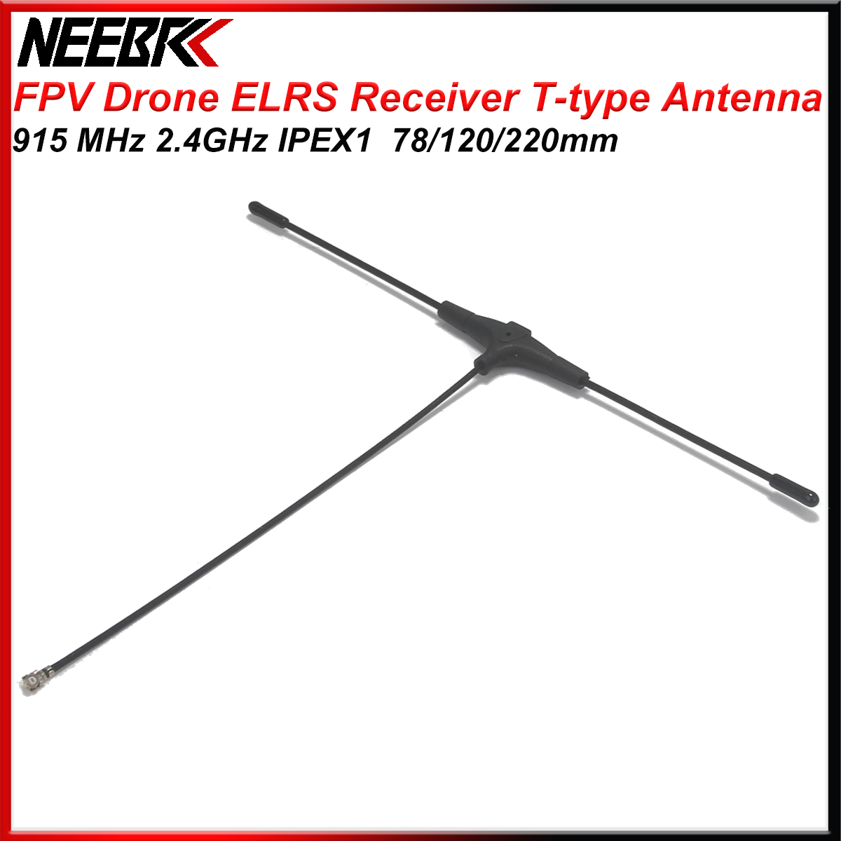 Crossfire Receiver Rx - FPV Drone 915MHz 2.4GHz T-type Antenna