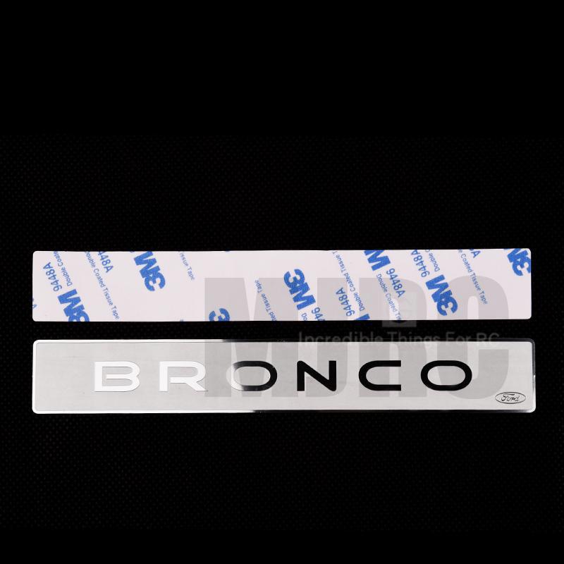 Drone Reaper Rc - Djrc Rear Stainless Steel Logo Decoration