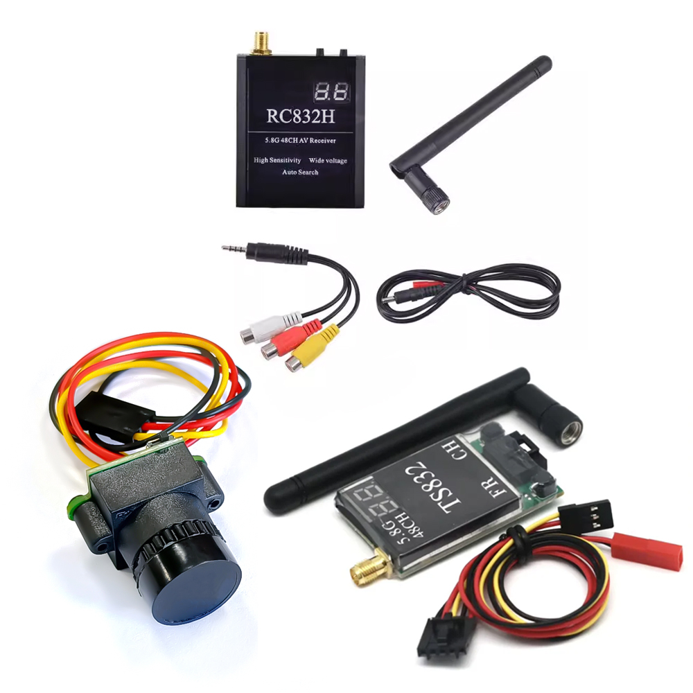 Drone Rc Camera - TS832 Receiver +RC832 +1000TVL camera 48CH