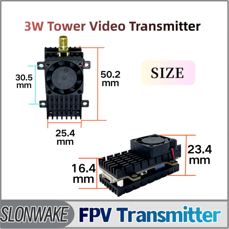 Drone Rc1 - SLONWAKE 5.8G 3000mW Simulation VTX FPV