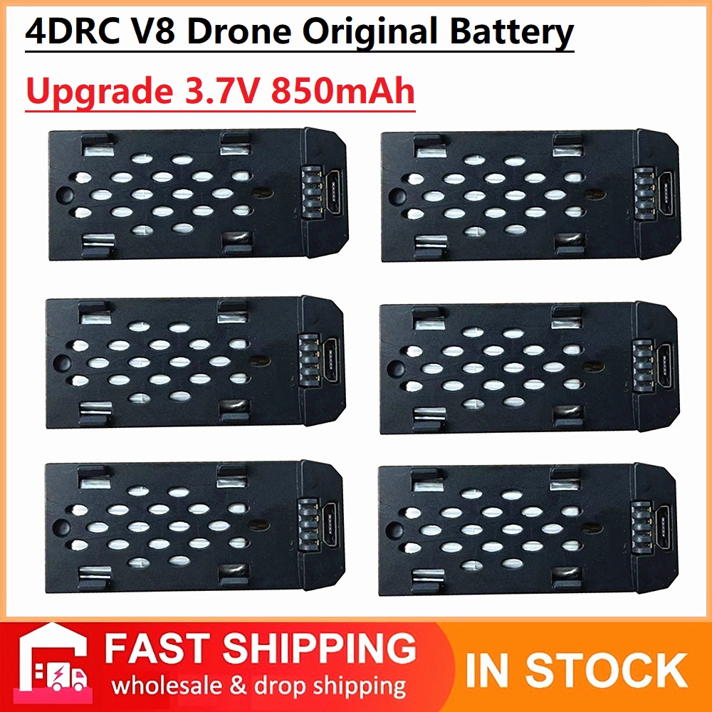 Drone Rc Ufo - 4DRC V8 Drone Original Battery 3.7V