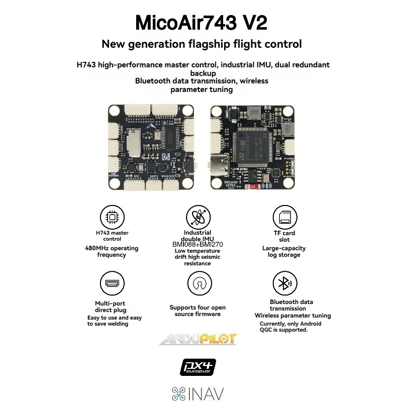 MicoAir743 V2   Flight Control - Drone Rc Flight Controller review and price