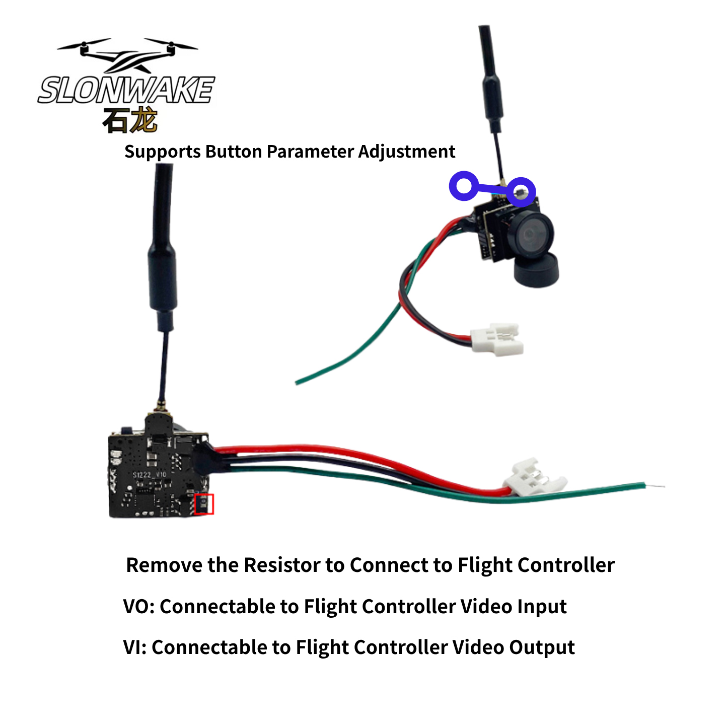 SLONWAKE 5.8G Analog Video Tra - Drone Rc Camera review and price