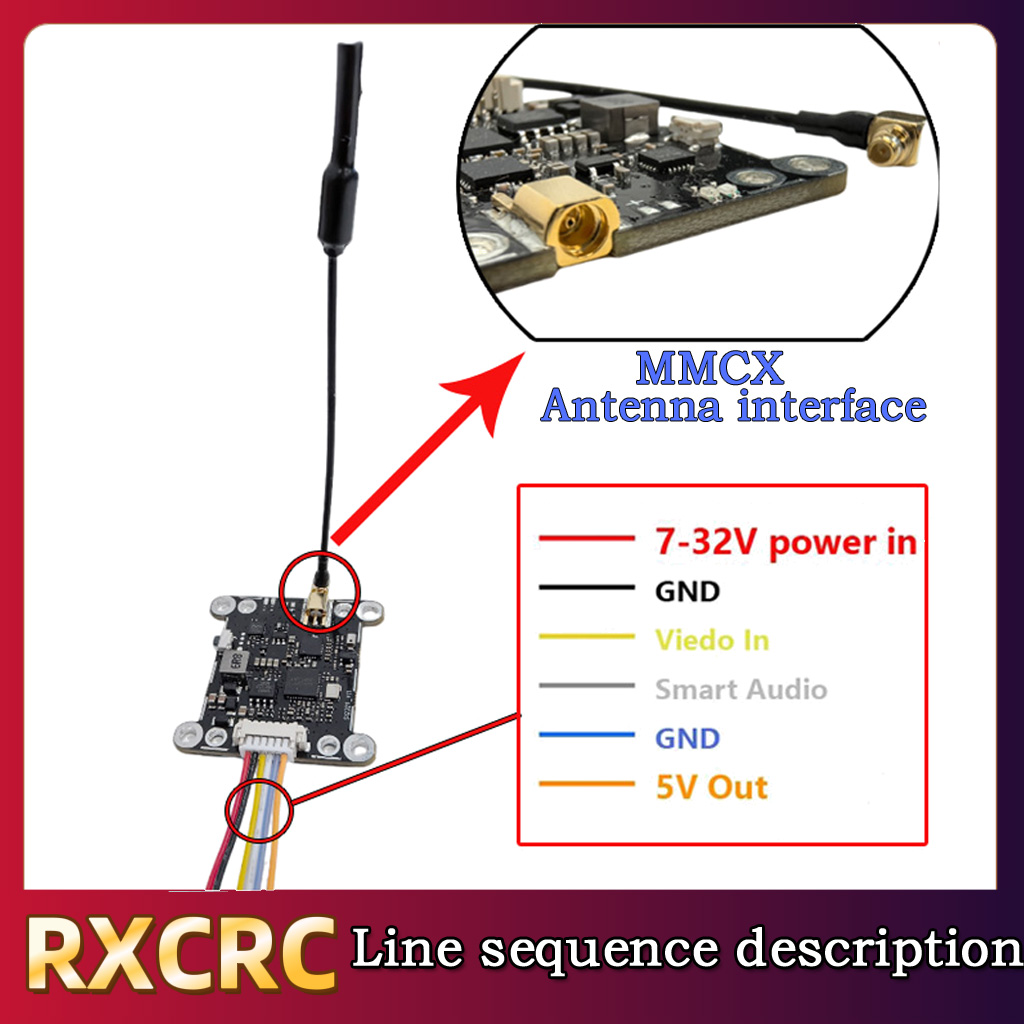 RXCRC 5.8G Module 48CH 1.6W VT - Rc Airplane Drone review and price