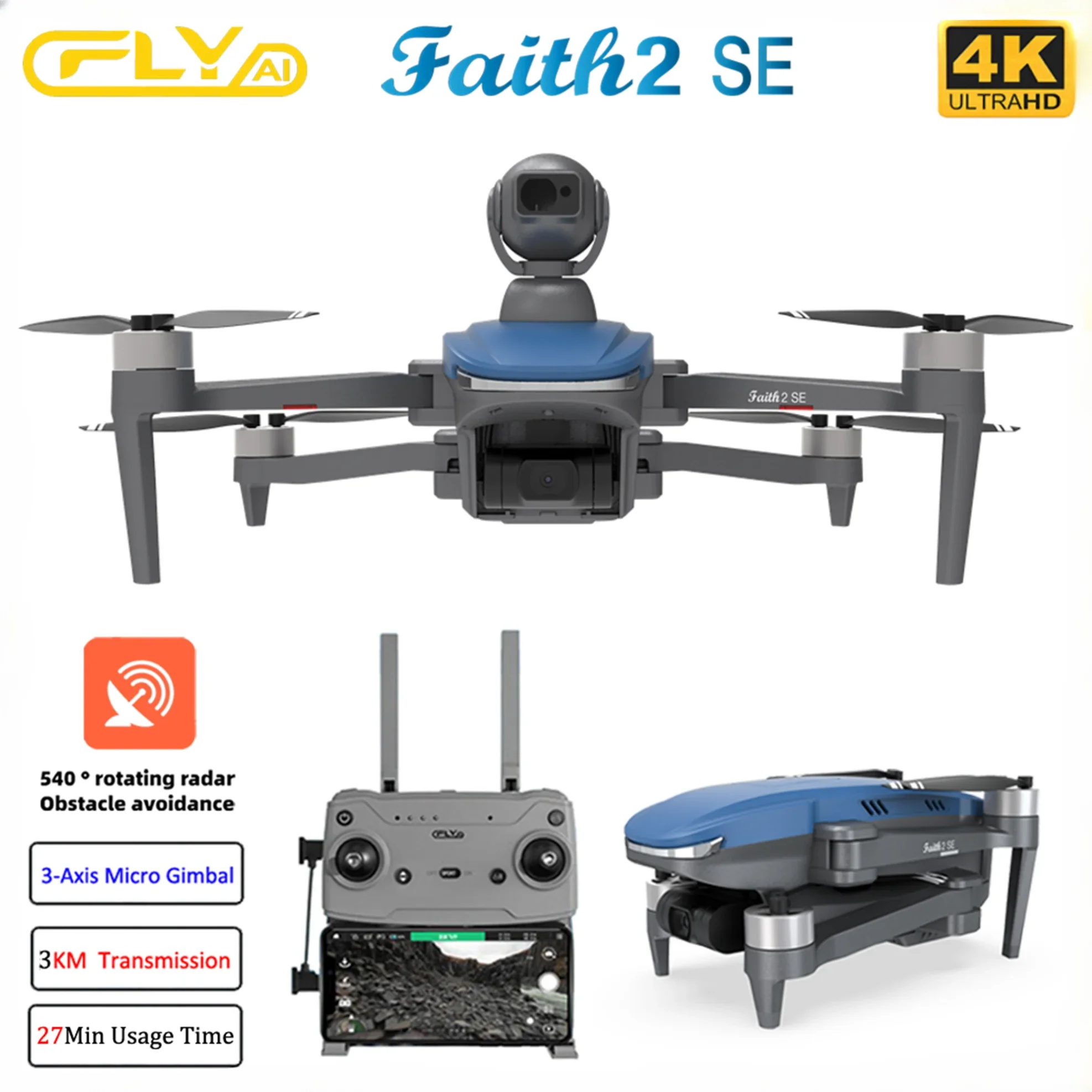 Faith 2 SE With 540° Obstacle  - Drone Rc Fpv Manual review and price