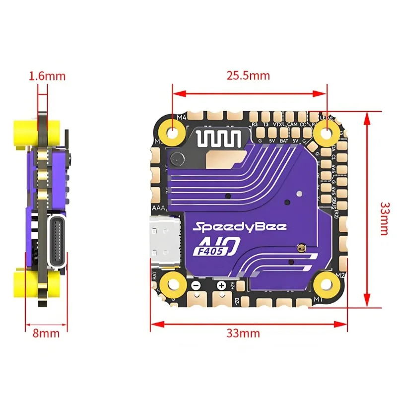 SpeedyBee F405 AIO Flight Cont - Drone Rc Flight Controller review and price